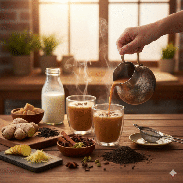 Chai tea and masala chai tea